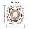 Cat Puzzle Toy Wooden Special-Shaped Puzzle Model Decompression Puzzle Handmade Puzzle