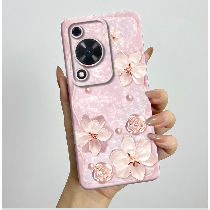 Phone Case For Huawei Nova Y72 Cases Fashion Butterfly Floral Cover For Huawei Nova Y72 NovaY72 Soft Silicone Shockproof Shell