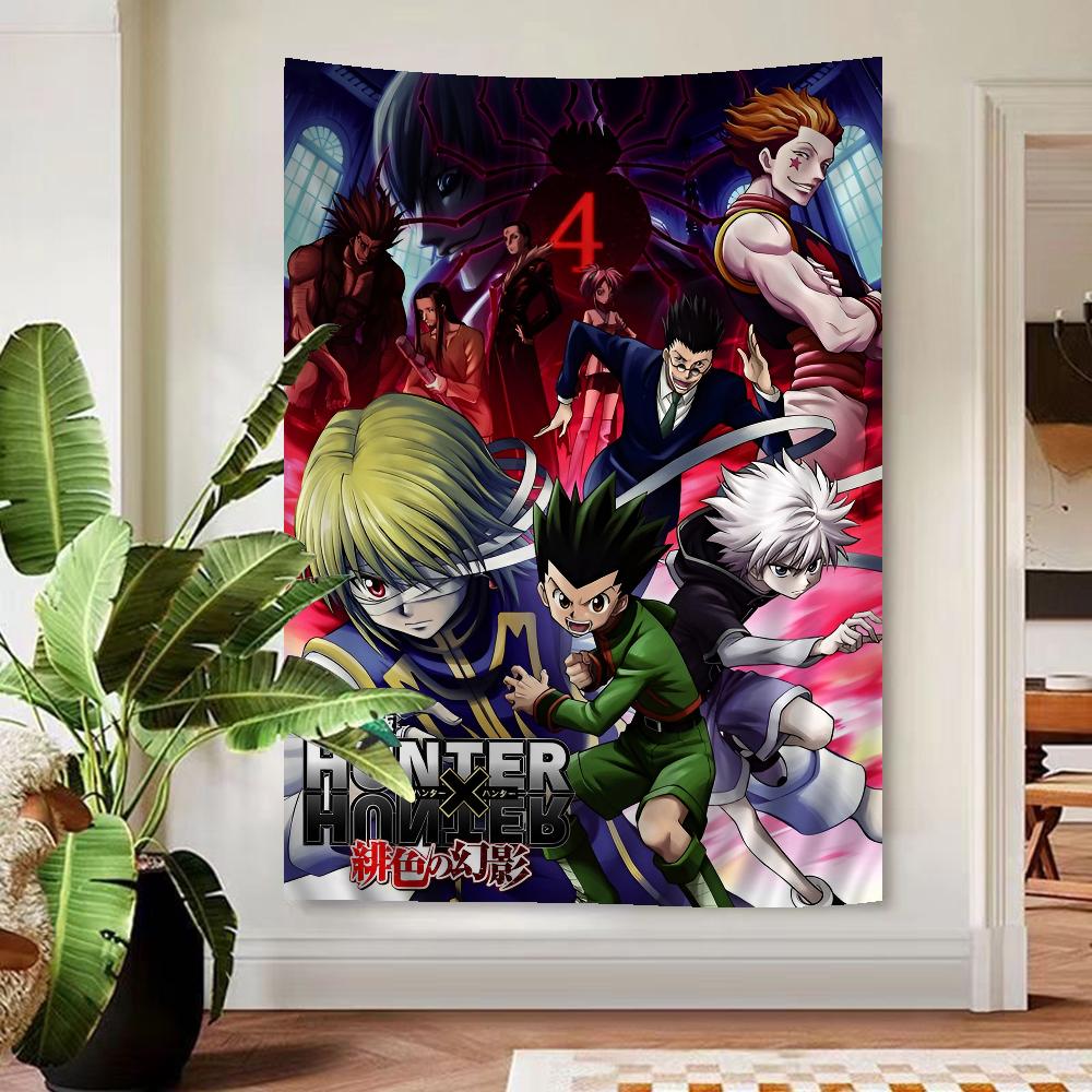 Hunter X Hunte Anime Printed Large Wall Tapestry Cheap Hippie Wall Hanging Bohemian Wall Tapestries Mandala INS Home Decor