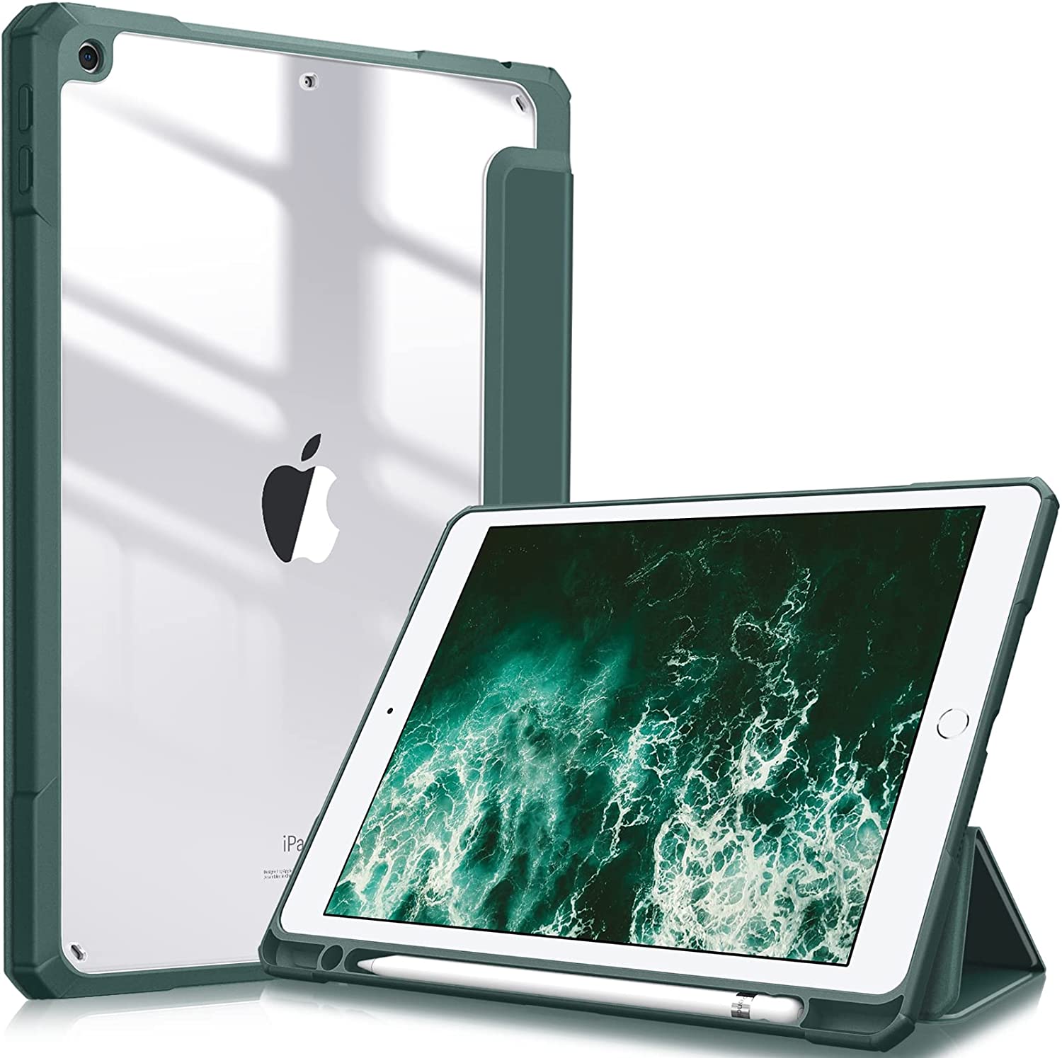 

Для IPad Air 2022 Чохол IPad 5-го покоління IPad Air4-го покоління IPad 10th 10.9 IPad Pro11 M1 M2 2022 Clear Back Shell Auto Sleep Wake iPad Air 5 10.9 2022 зелений