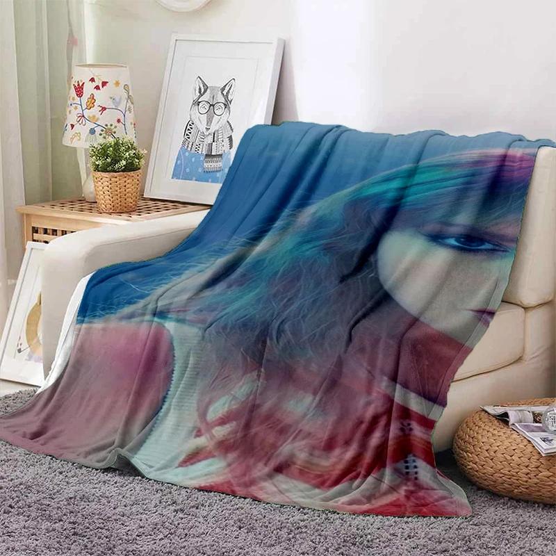 3D S-Swift Fashion Blanket,Soft Throw Blanket for Home Bedroom Bed Sofa Picnic Travel Cover Blanket Kids Gift