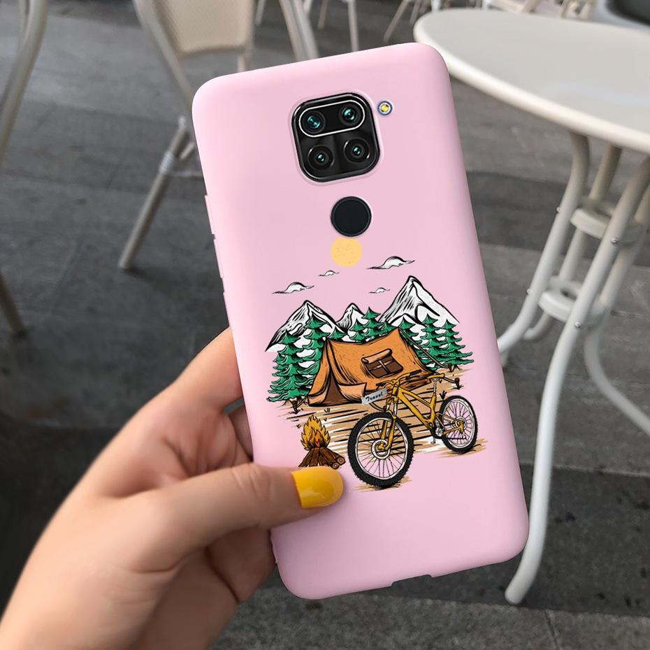 For Xiaomi Redmi Note 9 Case Luxury Sunflower Lavender Silicon Phone Back Cover Case For Redmi Note 9 Pro Max 9s Note9 Soft Etui