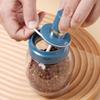 Baijie Spoon-Lid Glass Spice Jar Set