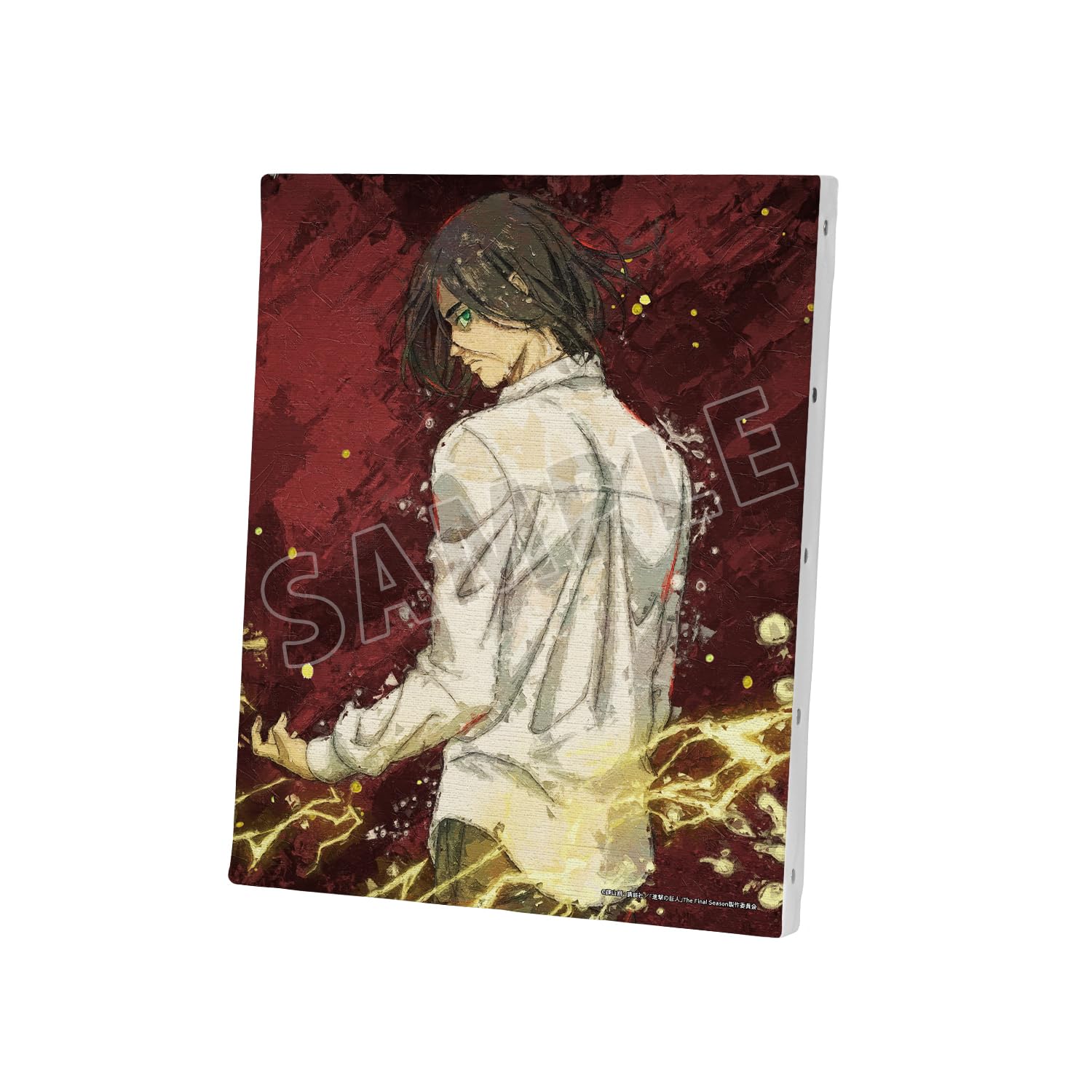 

Attack on Titan Original Illustration: Eren Fighting Back Ver. Grunge Canvas