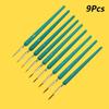 9/11Pcs Fine Detail Paint Brushes Set Miniature Tips Ergonomic Handle for Acrylic Oil Watercolor Painting Art Craft