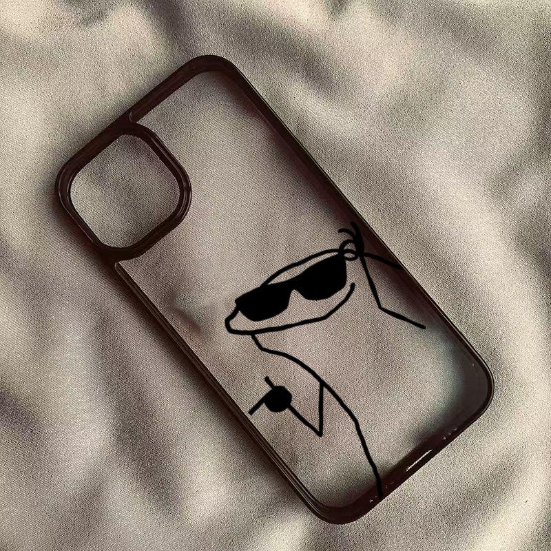 Cartoon Matchman Phone Case For IPhone 17 Air 16 15 14 Plus 13 12 11 Pro Max Clear Soft Cover 16 15 14 Plus Case Funda Bumber