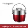 304 Stainless Steel Double-Layer Insulated Lunch Container with Handle