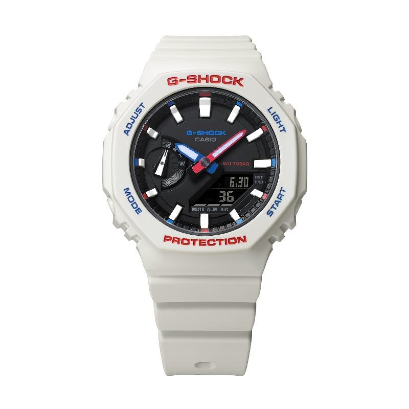 Casio G-SHOCK Men's Resin 200M Water Resistant Analog Shock Resistant Quartz Watch GMA-S2100WT-7A1