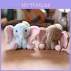 Adorable Cute Plush Elephant Keychain Toy Soft Stuffed Bag Charm Doll