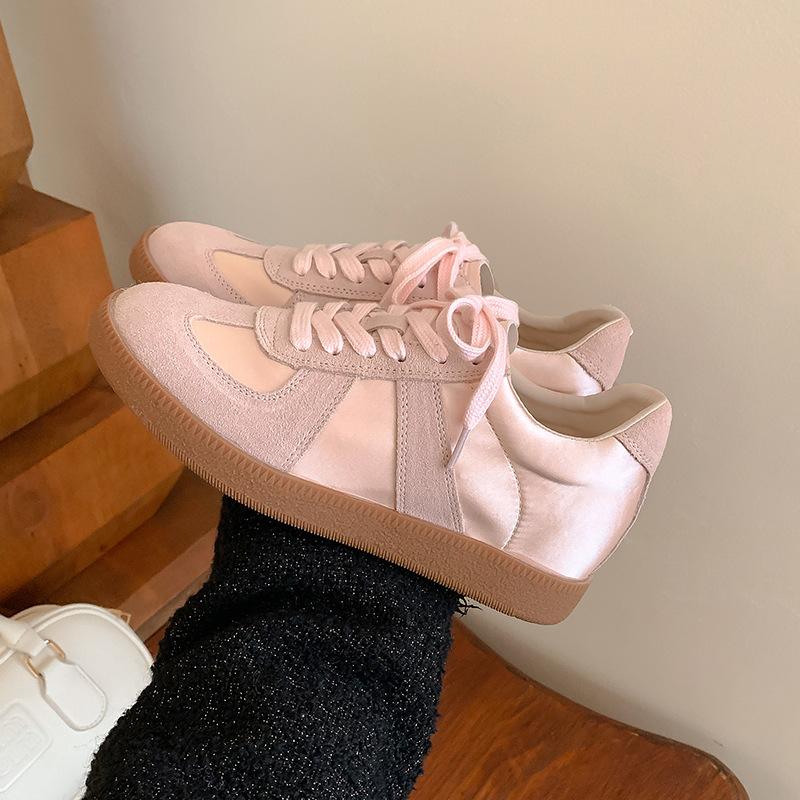 Small inner height increase German training shoes women's autumn new breathable women's casual board shoes