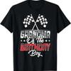 Grandma Of The Birthday Boy Racing T Shirt Black Cotton Crew Neck Vintage Streetwear Breathable Designer Clothes Graphic