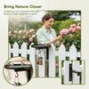 Hook Design Iron Wall Bathtub Bird Feeder Easy Install Weather Resistant Outdoor Courtyard Ornament