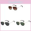 Stylish Geometric Sunglasses For Men With Uv400 Shield And Metal Construction For Outdoor Use