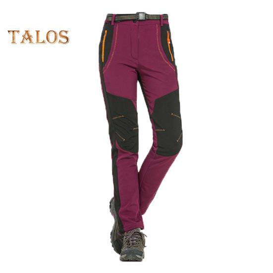 

Мужские скальные брюки с эластичной талией, застежкой-молнией на пуговицы, спортивные брюки с карманами, лоскутная расцветка, толстая плюшевая подкладка, походные брюки для активного отдыха на открытом воздухе L фиолетовый