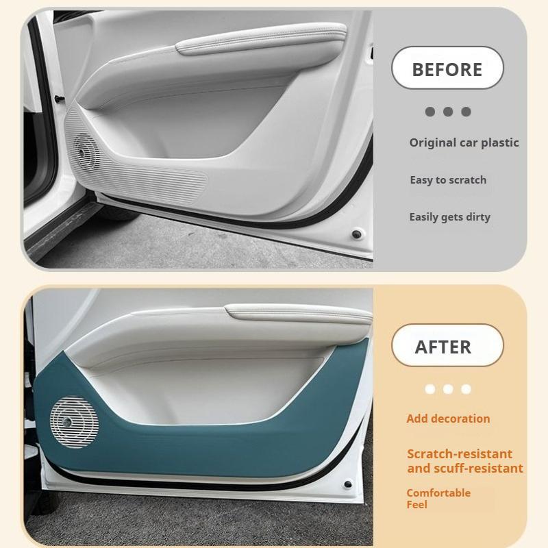 For Geely EX2 EMAS 5 Xingyuan 2025 2026 Door Anti-kick Pad Passenger Seat Drawer Anti-kick Pad Resistant To Dirt Auto Supplies