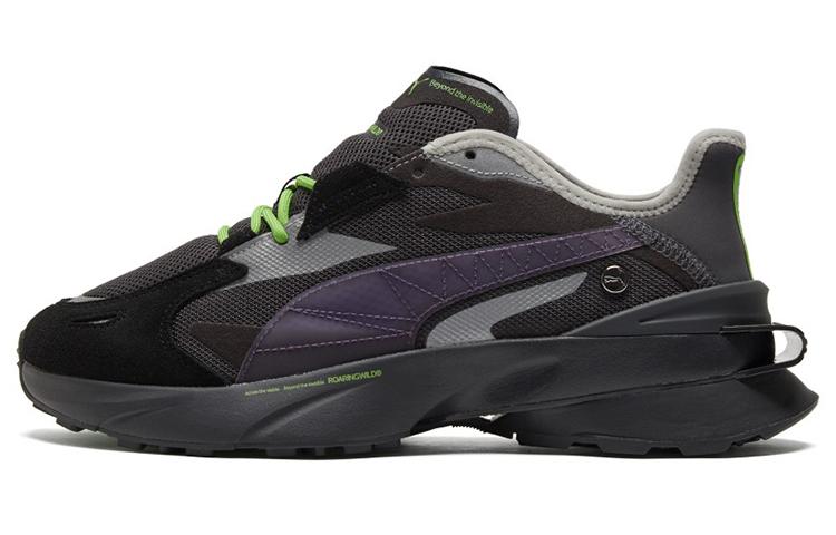 PUMA Roaringwild X PUMA Unisex Pwrframe Op 1 Sports Shoes Black Blue 382110-01 35.5