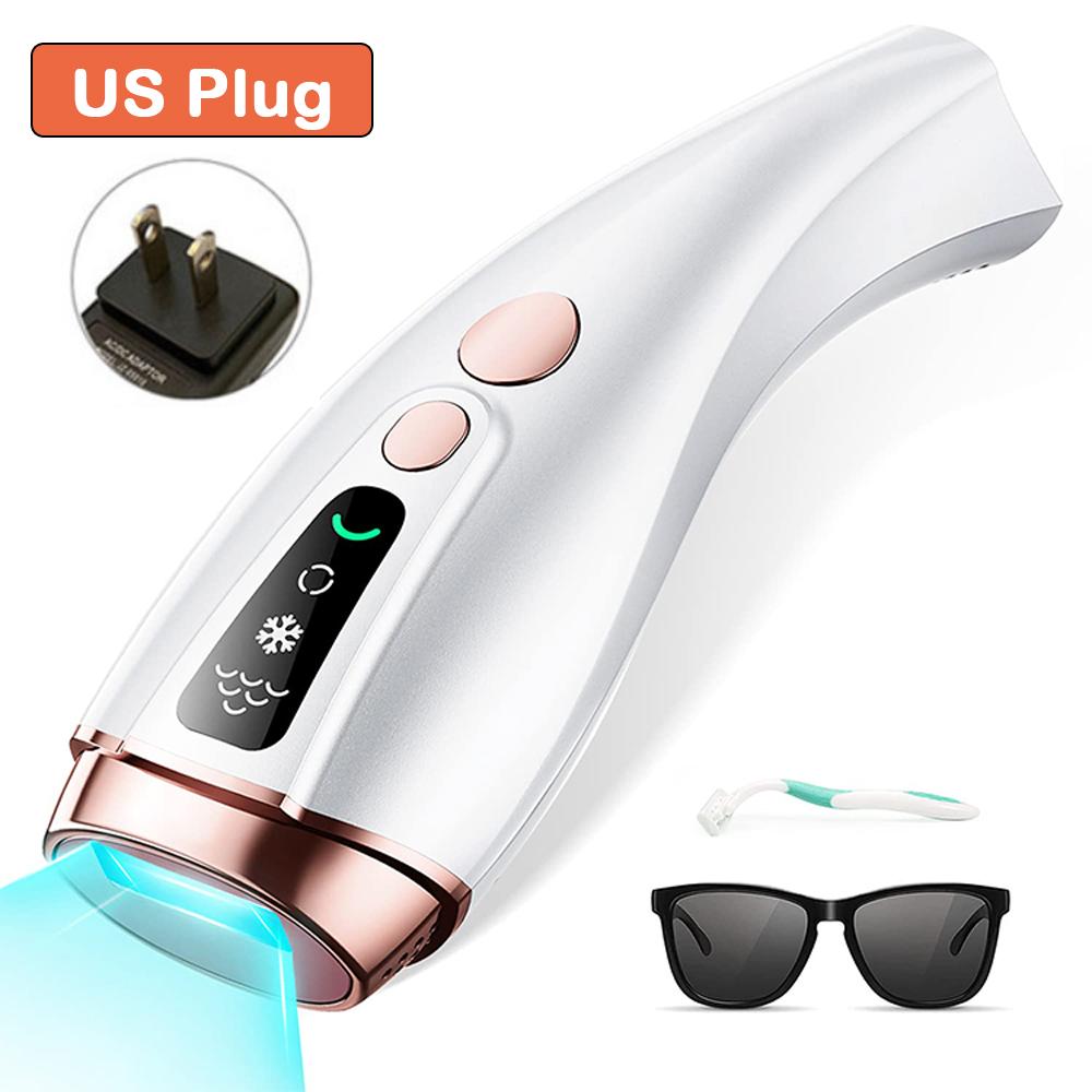 IPL Hair Removal For Ladies Permanent Laser Hair Remover Device With Ice Cooling Painless Epilator For Women Body Bikini Facial