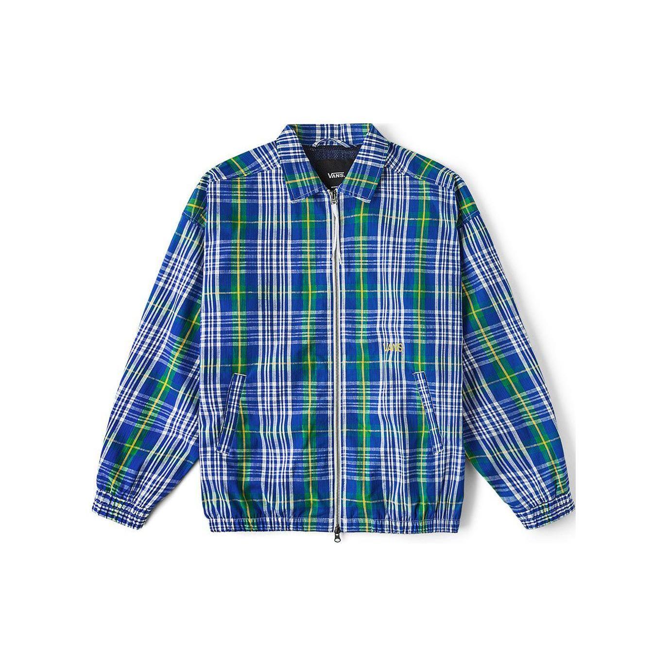 

Vans Plaid Casual Jacket Men jackets Blue VN000H2QCYG XL