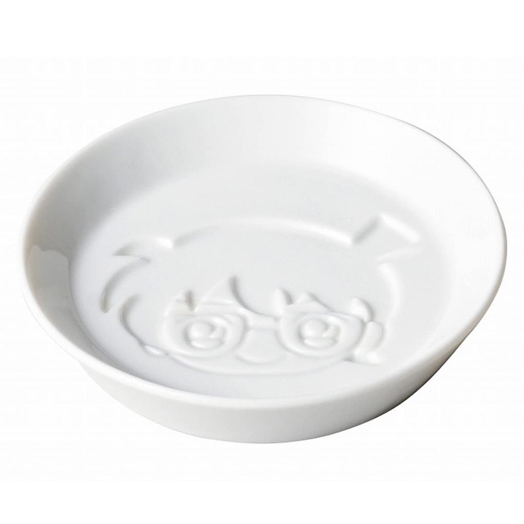 Kanesho Pottery Detective Conan Small Soy Sauce Conan 024148 Plate, Dish, 8cm, Face,