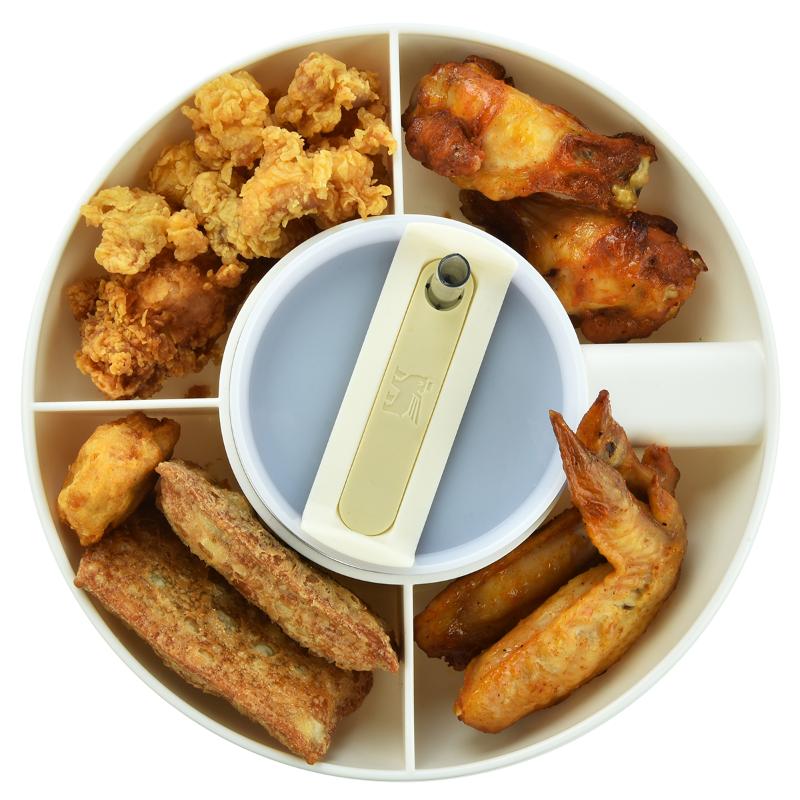 Tellerfach Obst Snackteller Obstteller Snacks Dessertteller Fall- und bruchfester Snackteller