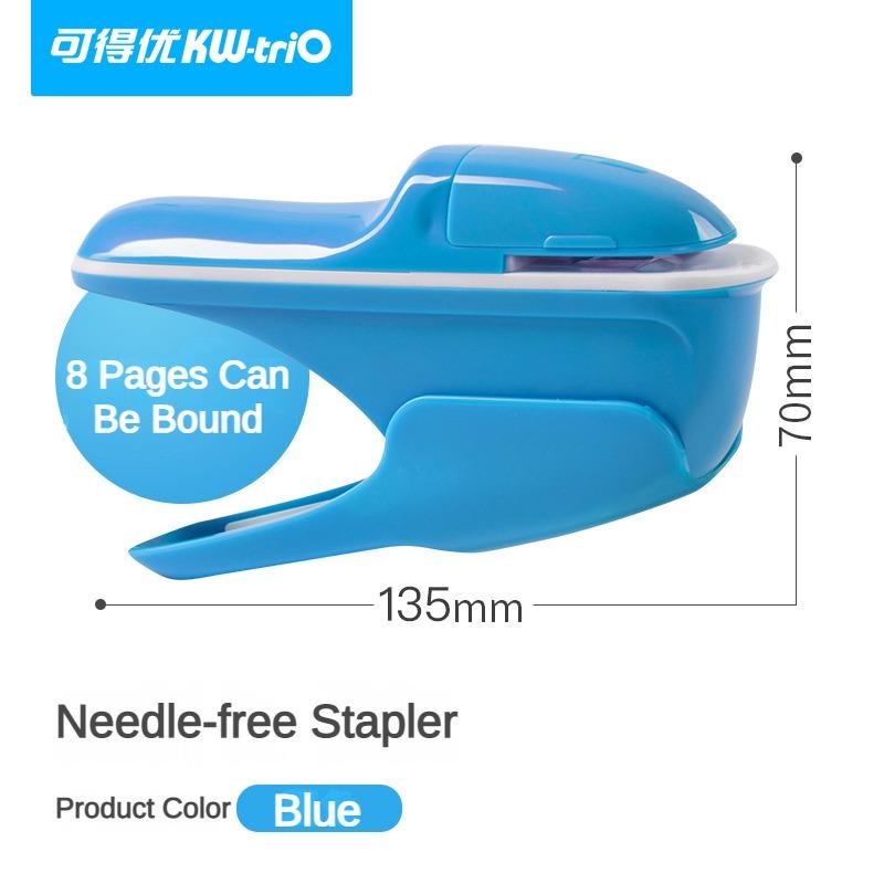 

Mini Safe Stapler without Staples Staple Free Stapleless 8 Sheets for Paper Binding Business School Office Supplies Stationery