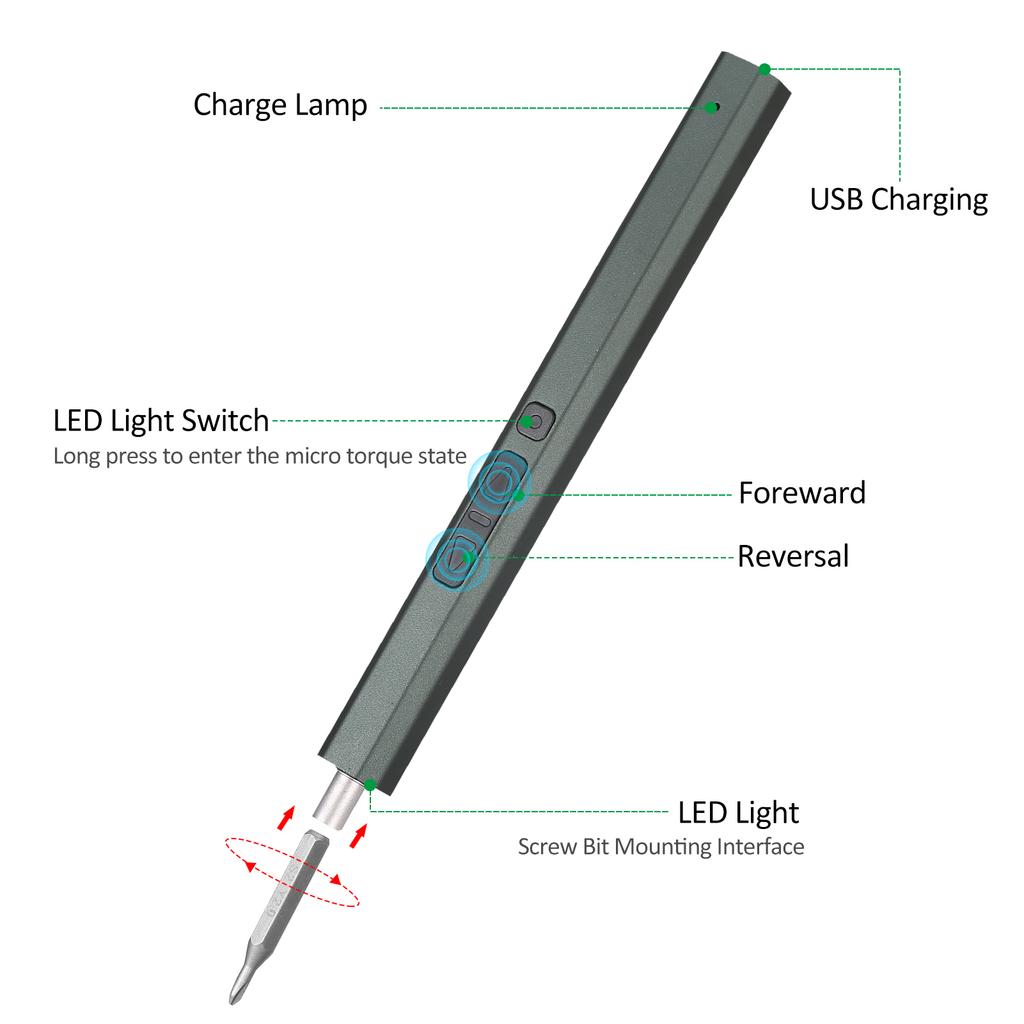 Lithium Electric Screwdriver 82 In 1 Precision Screwdriver Set Precision Hand Screwdriver Bit Set with 64 Magnetic Bits