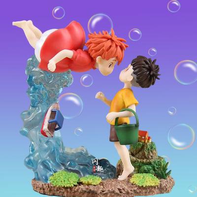 Anime veiksmo figūrėlė - Ponyo Sou Seagal PVC statulos modelis lėlės kolekcinis žaislas - Gimtadienio dovana