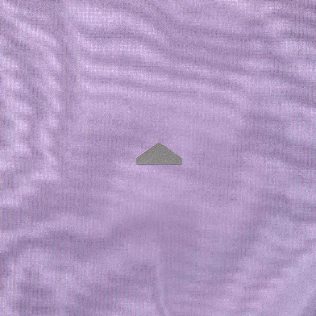 Li Ning Running Series Solid Color Breathable Versatile Short Sleeve T-Shirt Women T-Shirts Aviation-Purple ATSV376-5