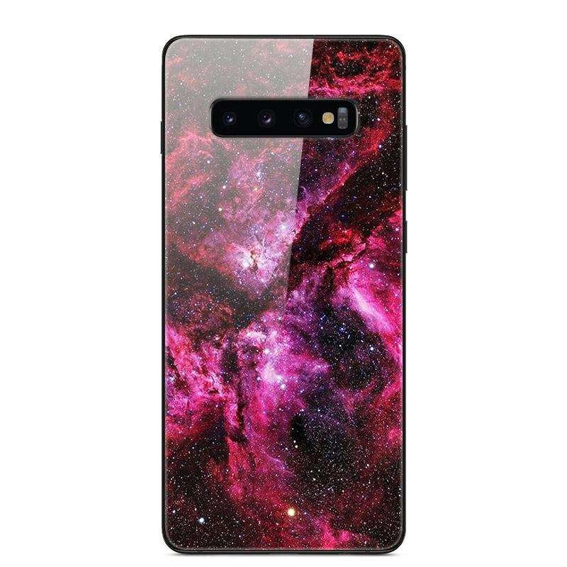 For Samsung S10 Plus Case Tempered Glass Hard Phone Back Cover Coque For Samsung Galaxy S10E S 10 5G S10plus Bumper Cases Capa