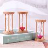 3/5/15/30Min Holz Sanduhr Schreibtischdekoration Sanduhr Kreativer Timer Kinderspiel Geschenk Dusch-Timer Moderne Wohnungseinrichtung 1 Stück
