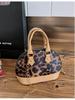 Leopard Print Girl's Mini Crossbody Handbag with Chain