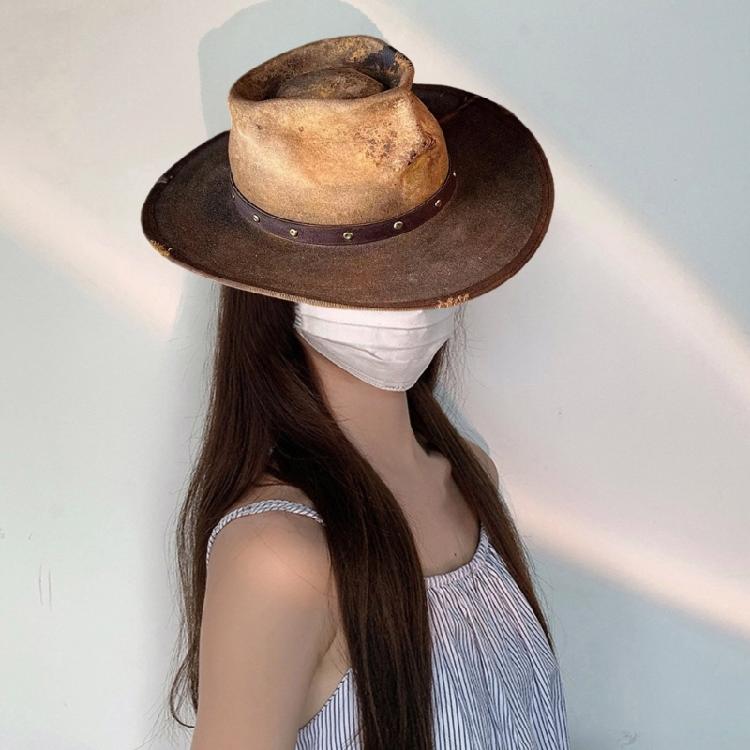 Elegante Cappello Fedora in Lana per Uomo e Donna Unisex Cappello Perfetto Anti-Sole per Eventi a Tema Vintage e Abbigliamento Casual