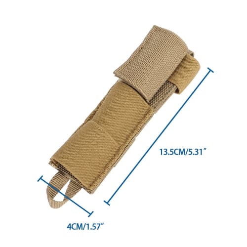 HWZ Tactical Antenna Relocation Kit Pouch Holder MOLLE Pouch Holder Antenna Tube Fixing Belt (HWZ-YB-tianxian-bag-s)