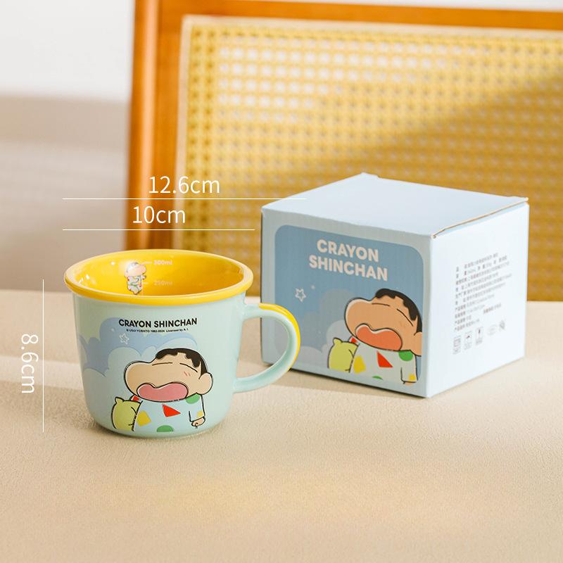 Cute Ceramic Mug Children with Scale Water Cup Couple Coffee Breakfast Cup Birthday Gift