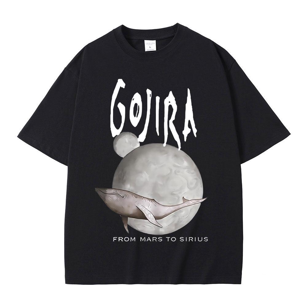 

Французская метал-группа Gojira From Mars To Sirius Flying Whales Музыкальный альбом Графическая футболка Мужская Женская Винтажные Готические Рок Футболки 2XL