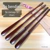 Walnut Wood Long Handle Shoehorn - Extended Shoe Lifter for Easy Use