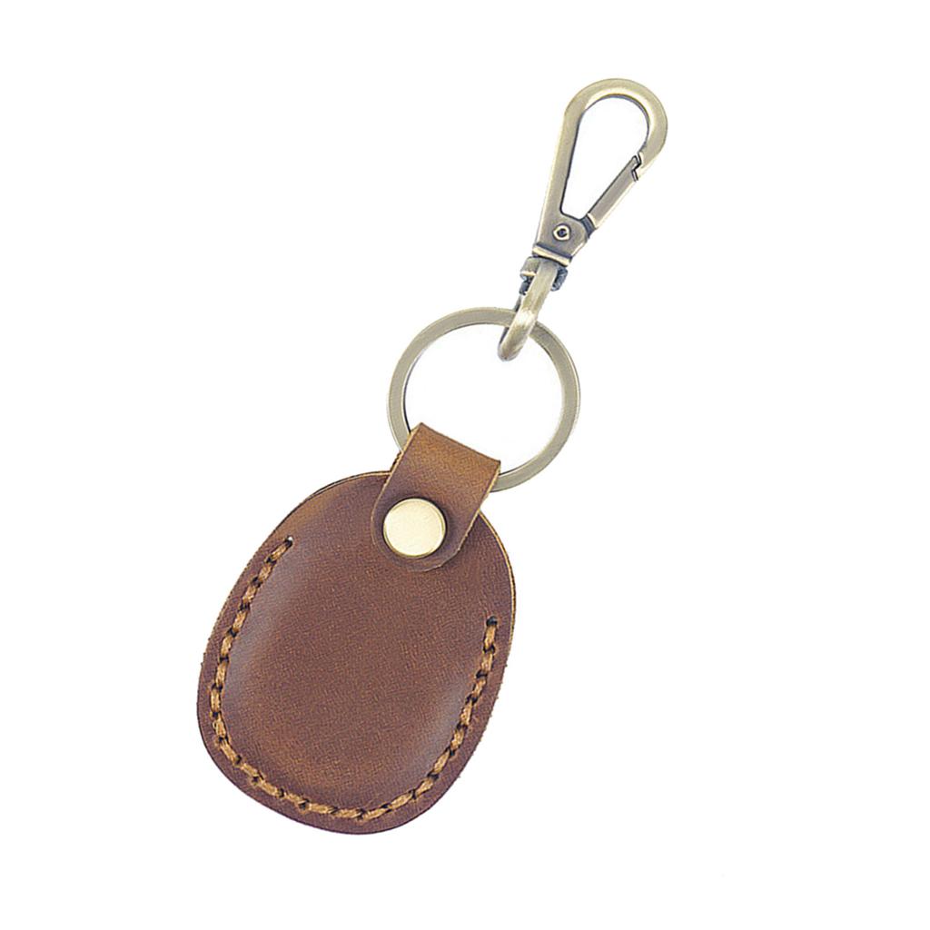 Sturdy PU Leather Keychain Pouches with Multilayer Slots Accessory for Business Professional and Student Daily Use