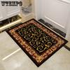Home Floor Mat European Style Bathroom Anti Slip Foot Mat Entrance Door Mat Bathroom Absorbent Floor Mat
