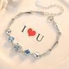Women Bracelet fashion simple personality niche love heart bracelet jewelry for girlfriend