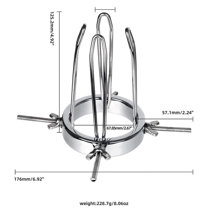 Adjustable Anal and Vaginal Dilator Set - Includes Anal Expander, Plug, and Peep Back Garden Toy for Adults.