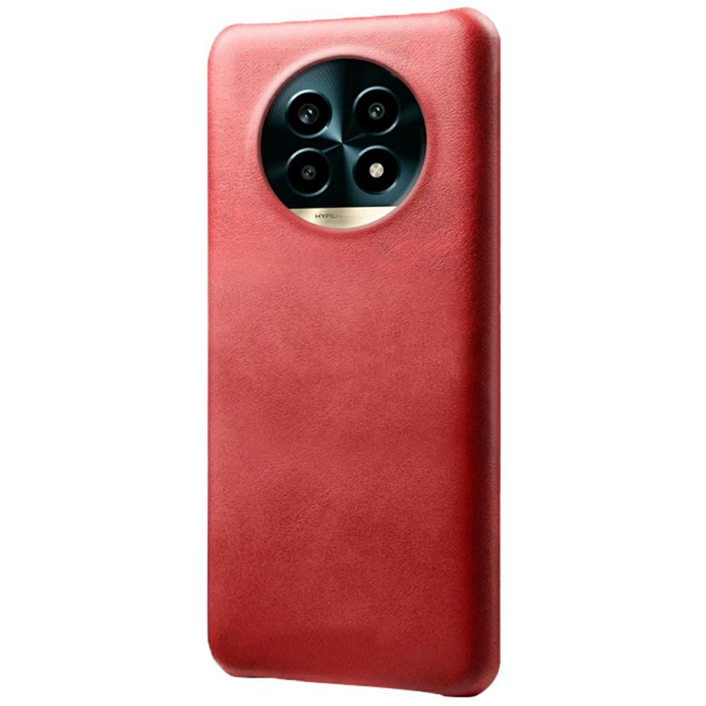 For Realme 13 Pro 5G (Global)/13 Pro+ 5G (Global) Case Calf Texture PU Leather Hard PC Protective Phone Cover