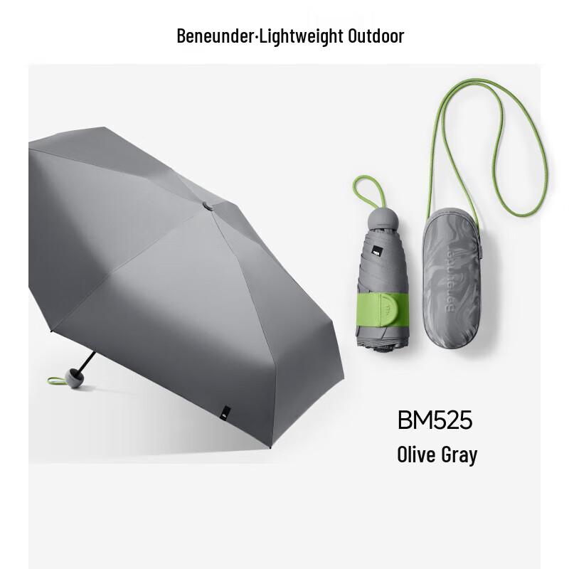 Beneunder Anti-UV Five-Fold Capsule Sun & Rain Umbrella
