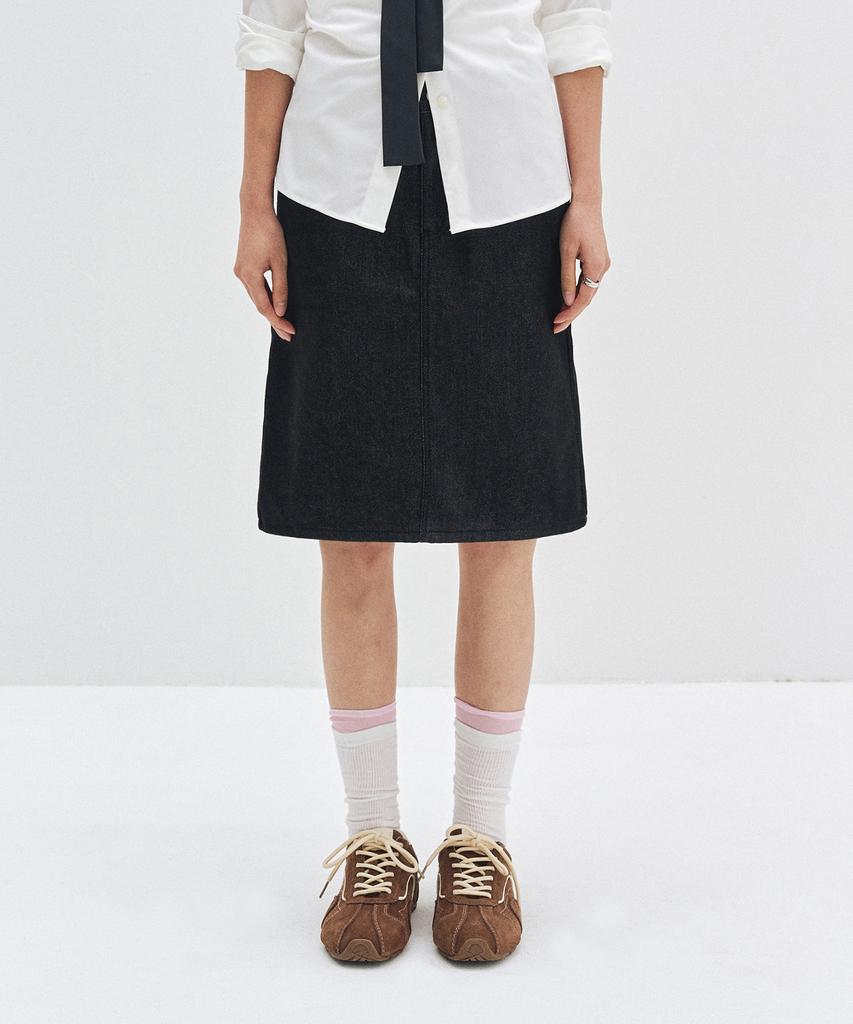 Deketeuumeon Signature Midi Skirt Dcsk002Cpblack