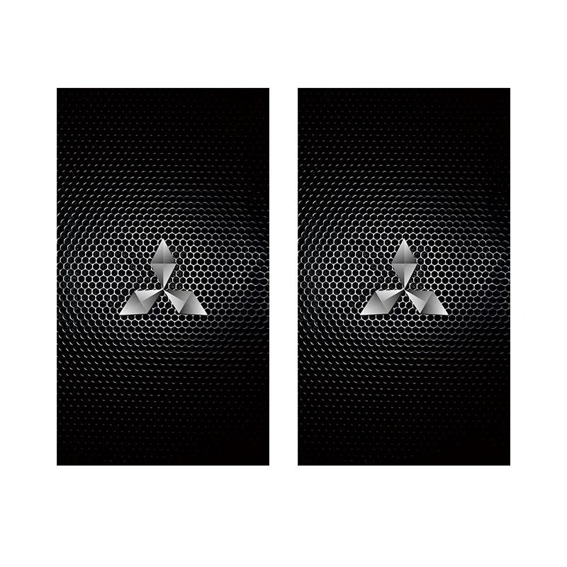 

2Pcs Car B-Pillars Sticker Glossy Black Center Pillar Protective Film for Mitsubishi Outlander Lancer Pajero