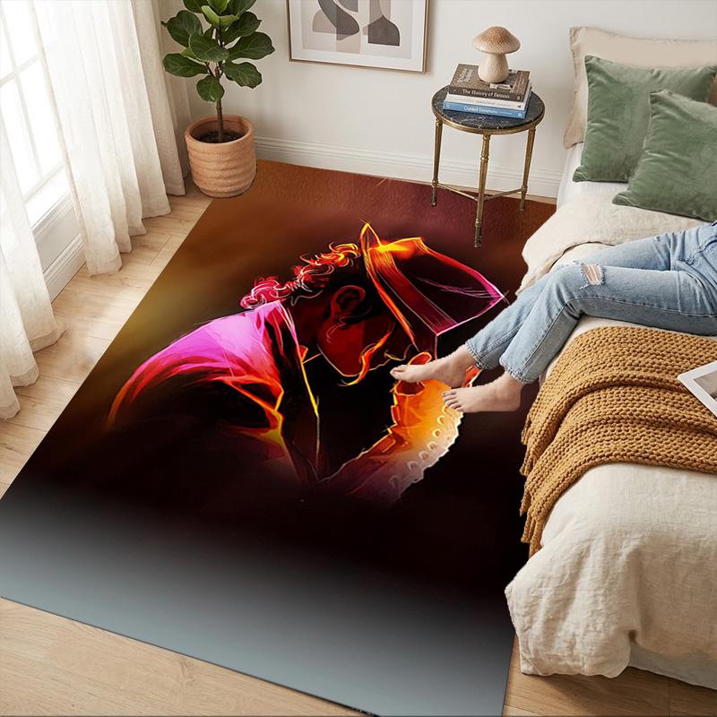 Michael Jackson Dangerous Living Room Nonslip Area Rug Soft Carpet For Bedroom Gameoom Playroom Sofa Office Home Decor Doormat