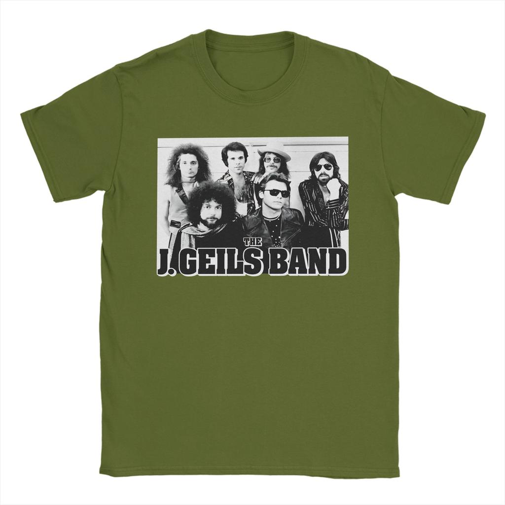 Herren Damen The J Geils Band T-Shirt Baumwolle Grafikdruck T-Shirts Kleidung Outfits