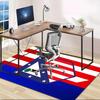 1pc Football Team Design Area Rug - Non-Slip, Soft & Cozy Floor Mat for Living Room, Bedroom, Office - Indoor/Outdoor Decorative Carpet