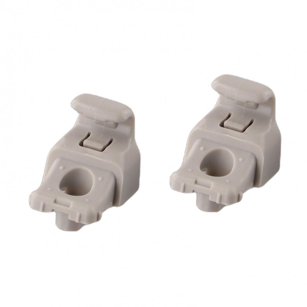 2pcs Sun Visor Clips Brand New Grey Screw On Sun Visor Hook 113099300A