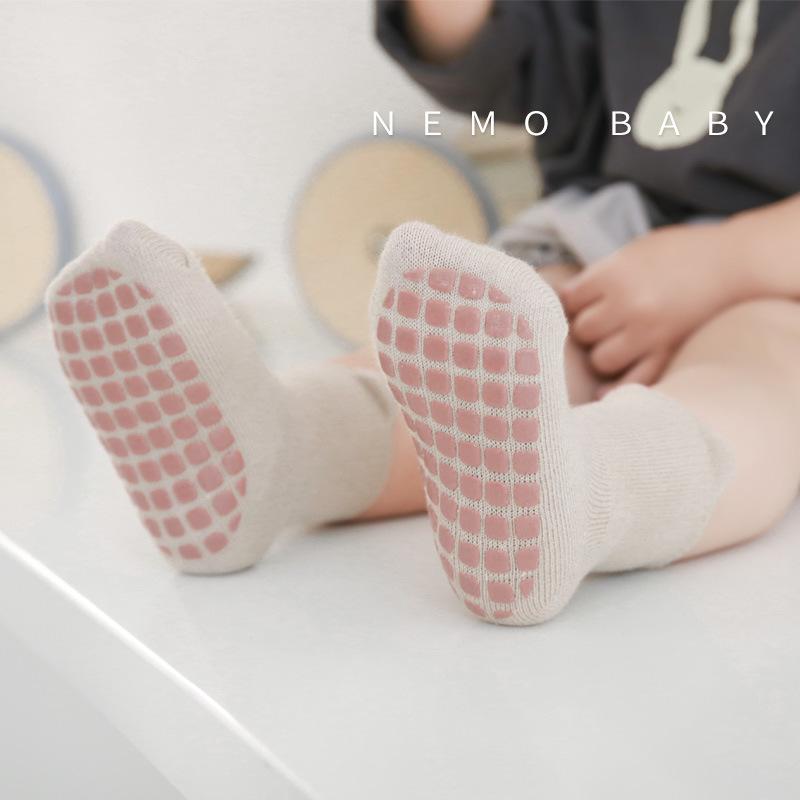 Toddler Socks Newborn Baby Soft Prewalker Spring Exquisite Cotton Girl Autumn Rubber Skidproof Kids Infant Boy Cartoon Sock 0-5T