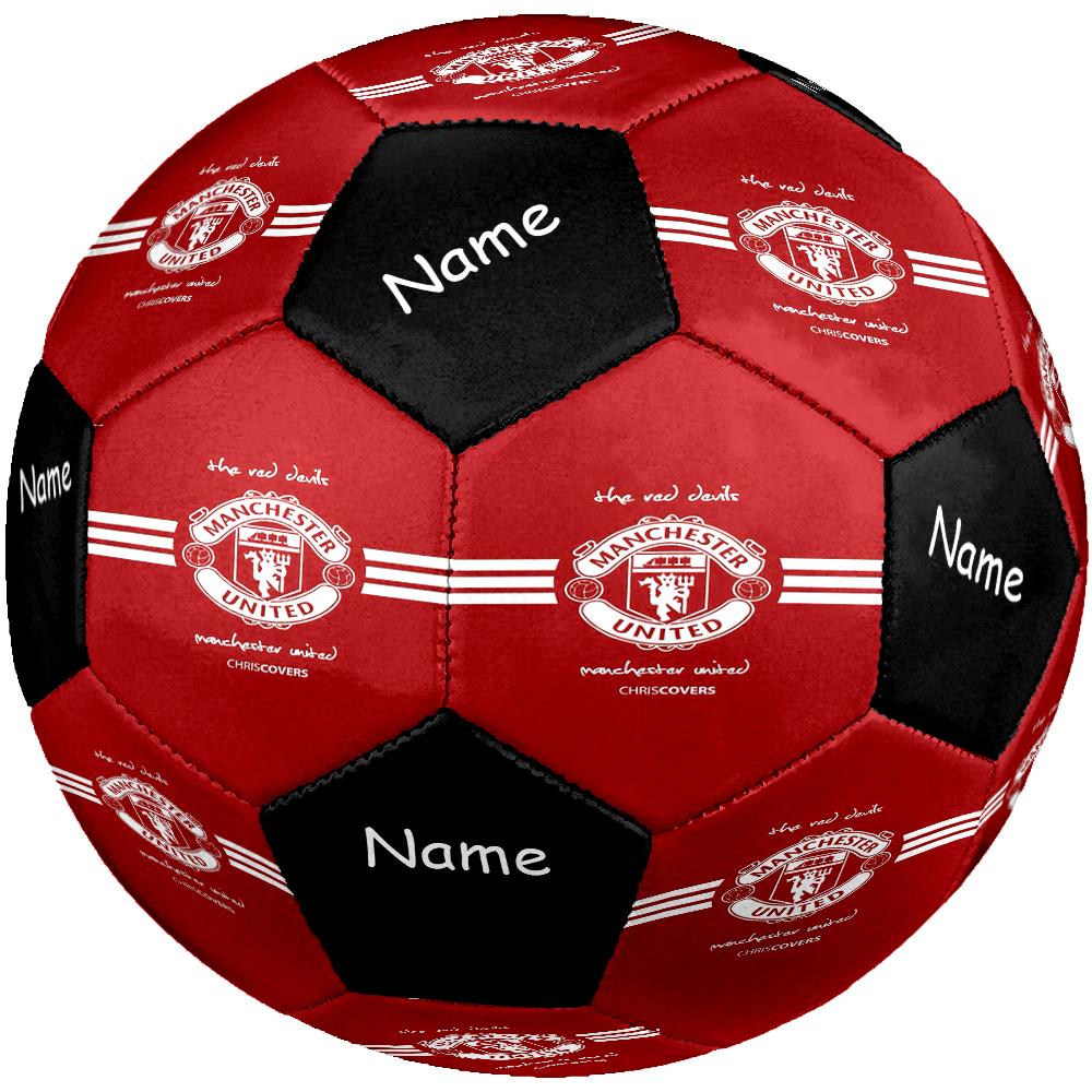 Custom Name Manchester United Theme Size 5 Soccer Ball, Suitable for Both Indoor and Outdoor Matches, a Gift Suitable for Everyone.